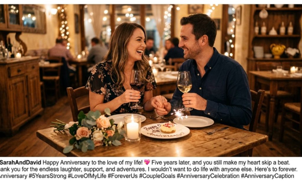 Anniversary Couple Captions