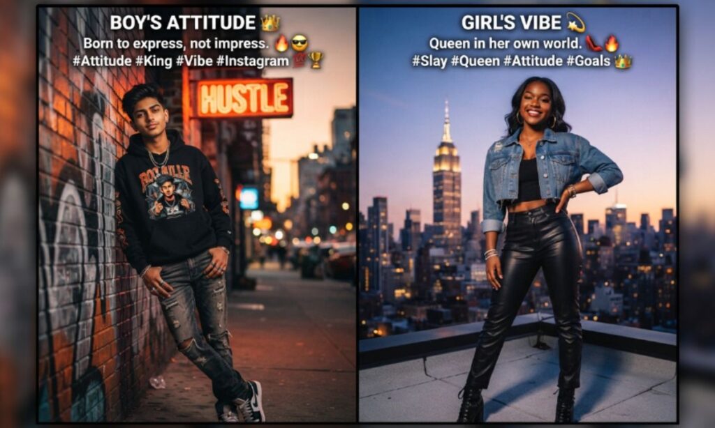 Attitude Emoji Captions for Instagram (Boy & Girl)