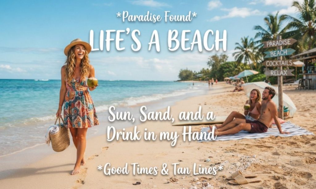 Beach Vacation Captions
