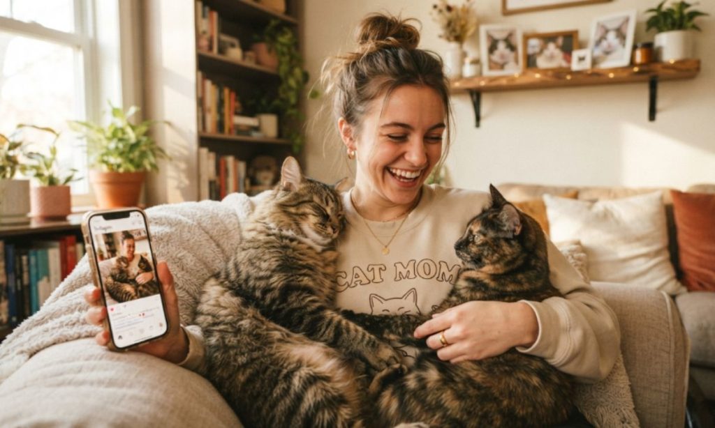 Cat Mom Captions
