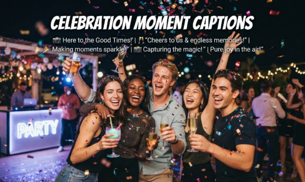 Celebration Moment Captions