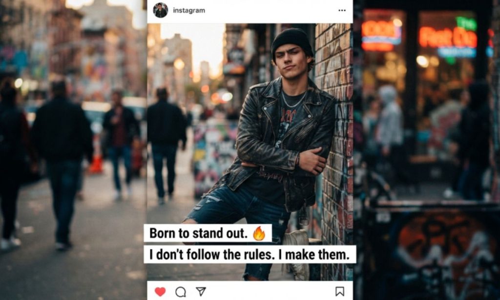 Cool & Attitude Captions for Instagram for Boys