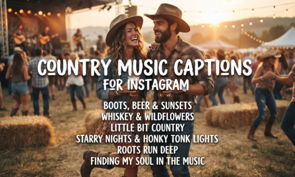 Country Music Captions for Instagram 
