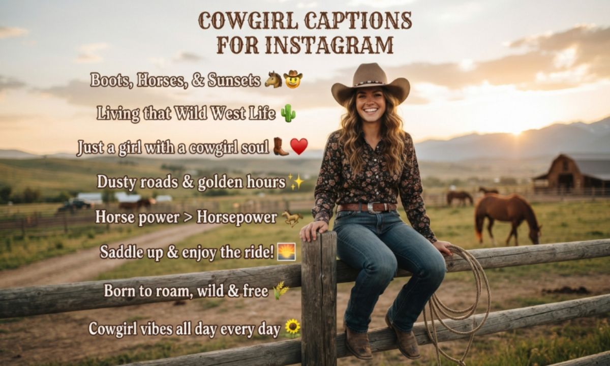 Cowgirl Captions for Instagram