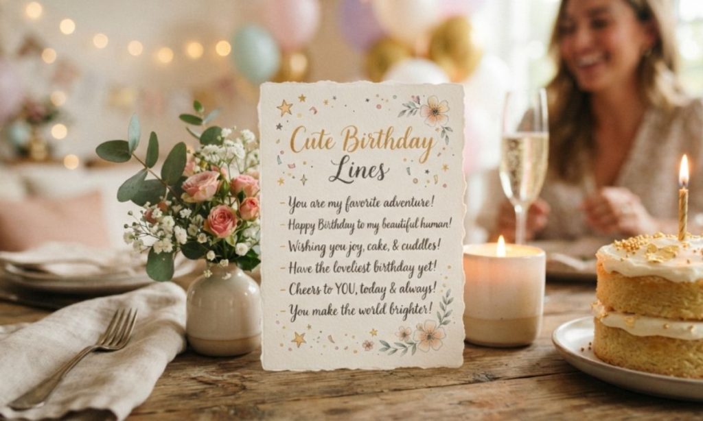 Cute Birthday Lines