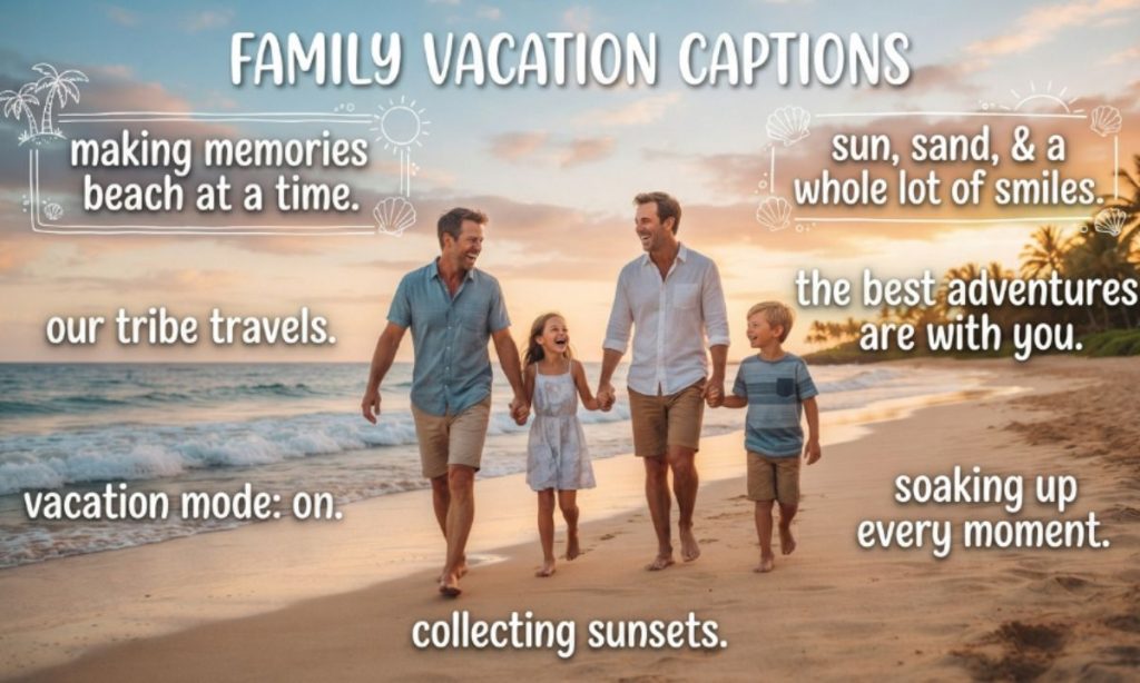 Family Vacation Captions