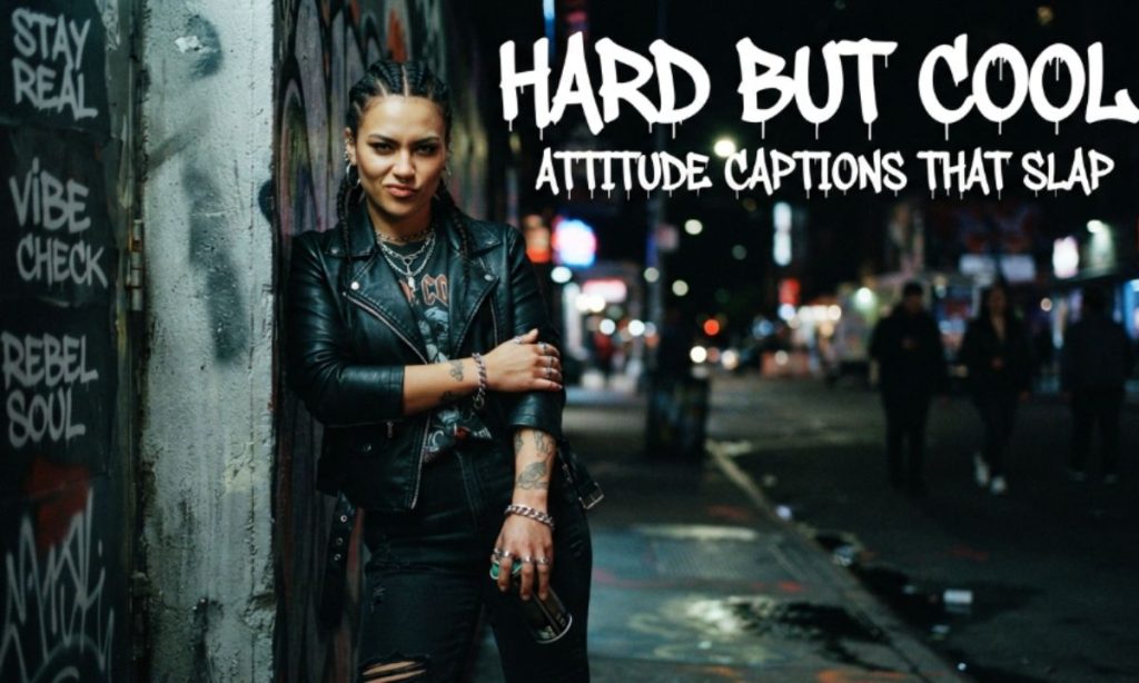 Hard But Cool Attitude Captions That Slap