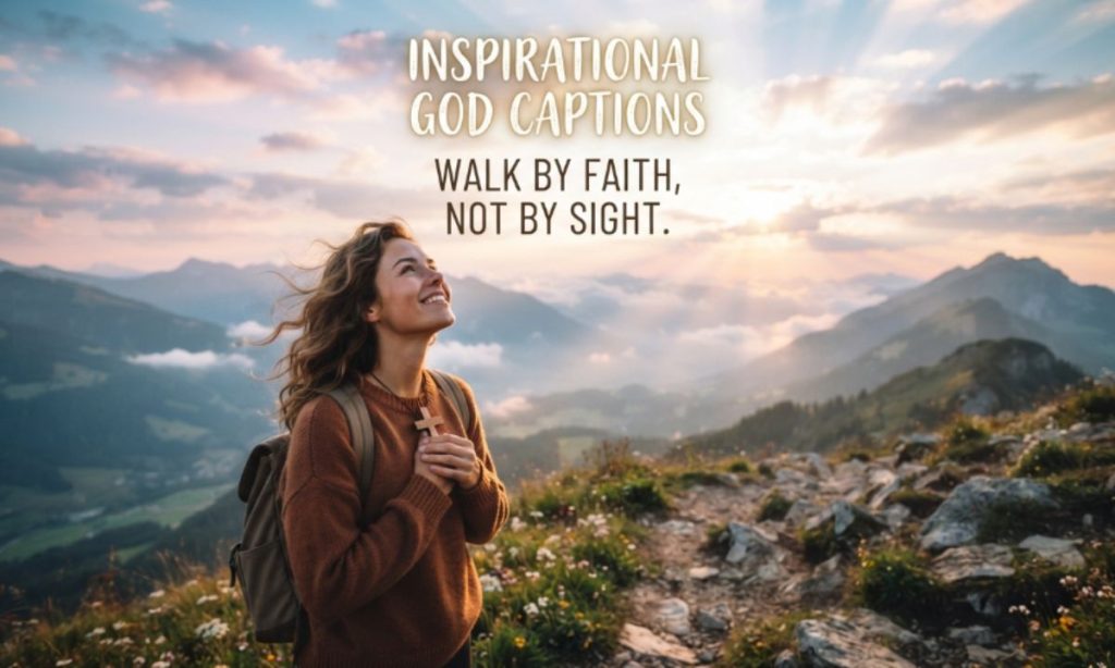 Inspirational God Captions for Instagram