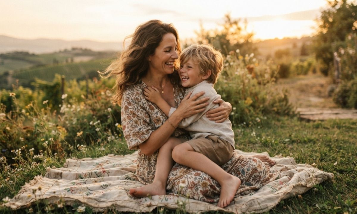 Mother Son Captions