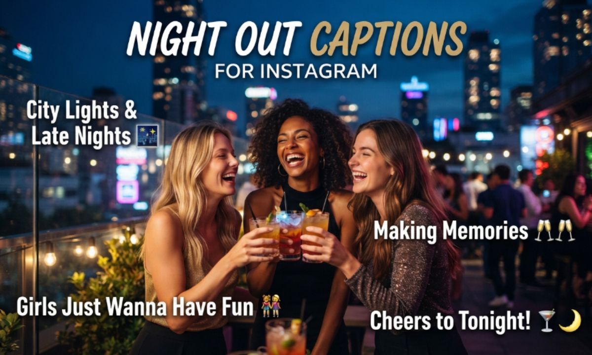 Night Out Captions for Instagram