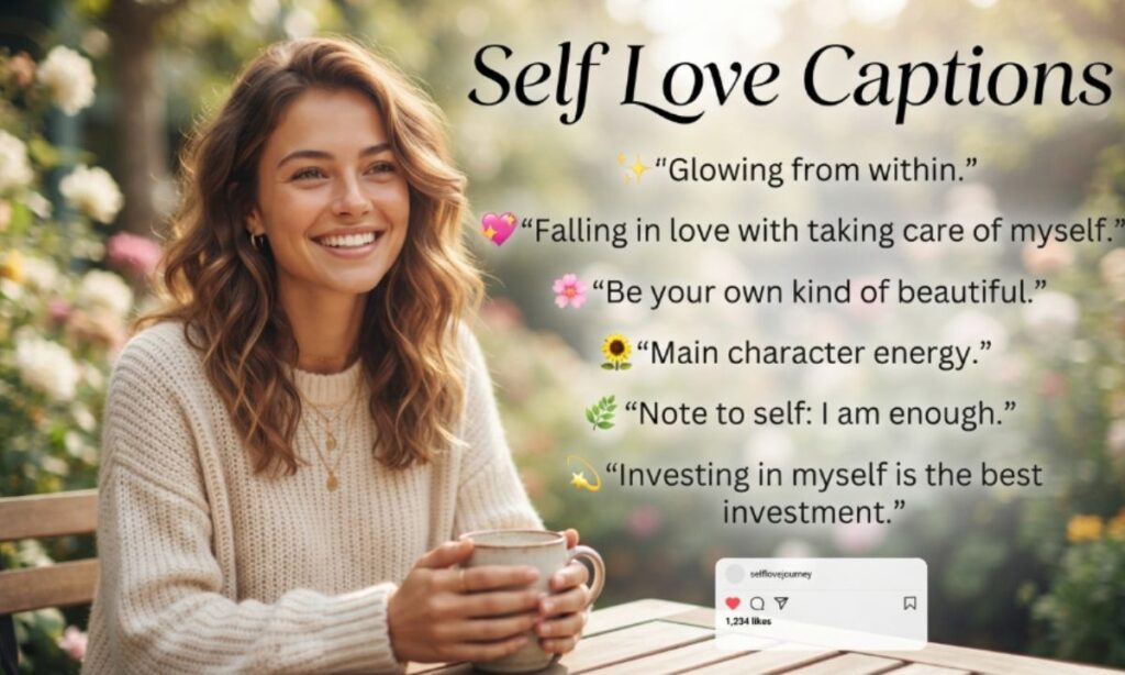 Self Love Captions for Instagram