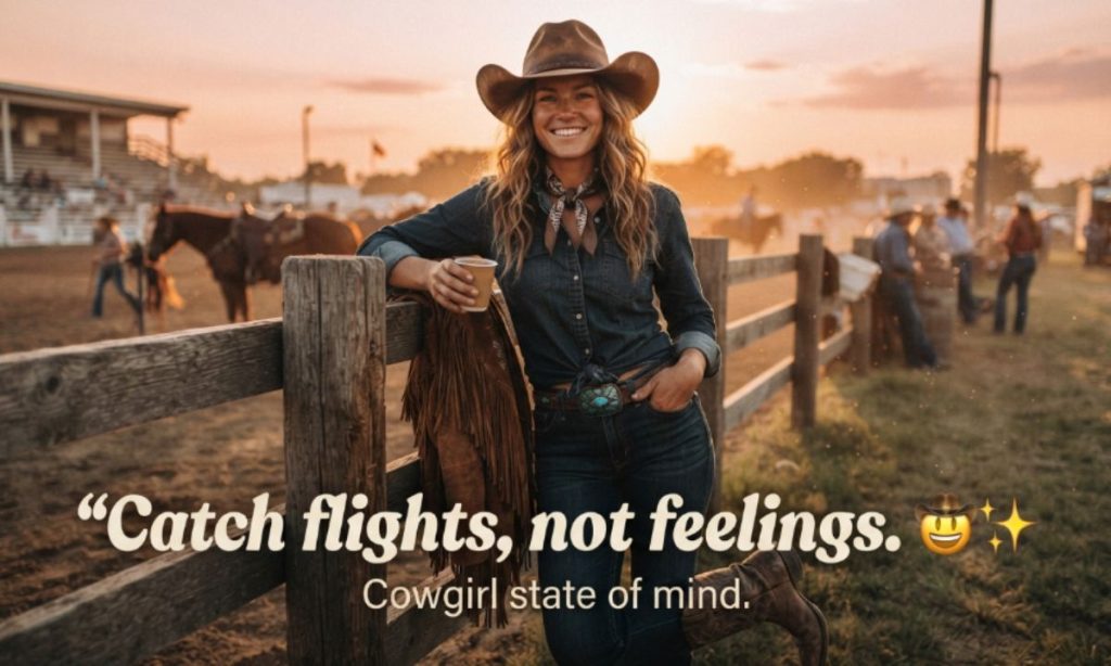 Sexy Cowgirl Captions