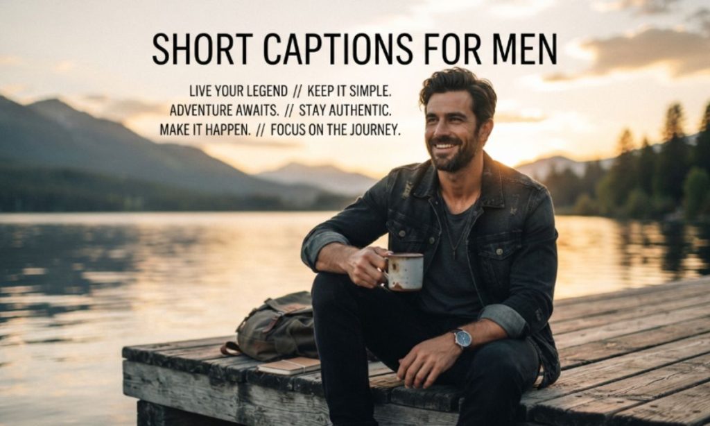 Short Captions for Men