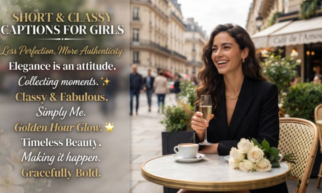 Short & Classy Captions for Girls