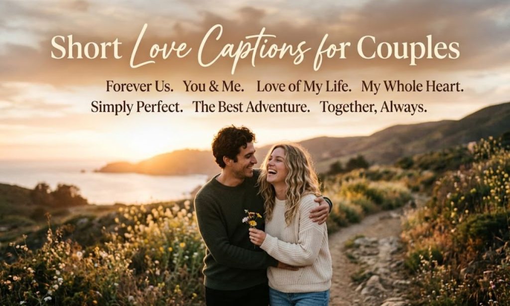 Short Love Captions for Couples