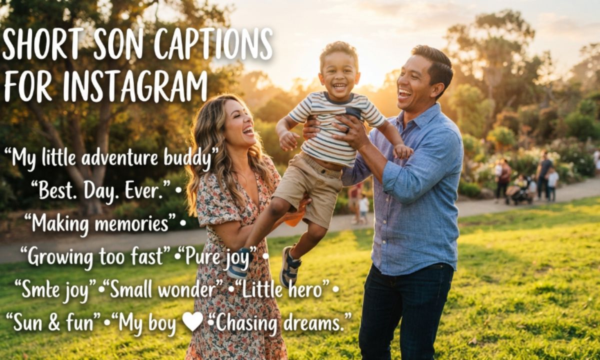 Short Son Captions for Instagram