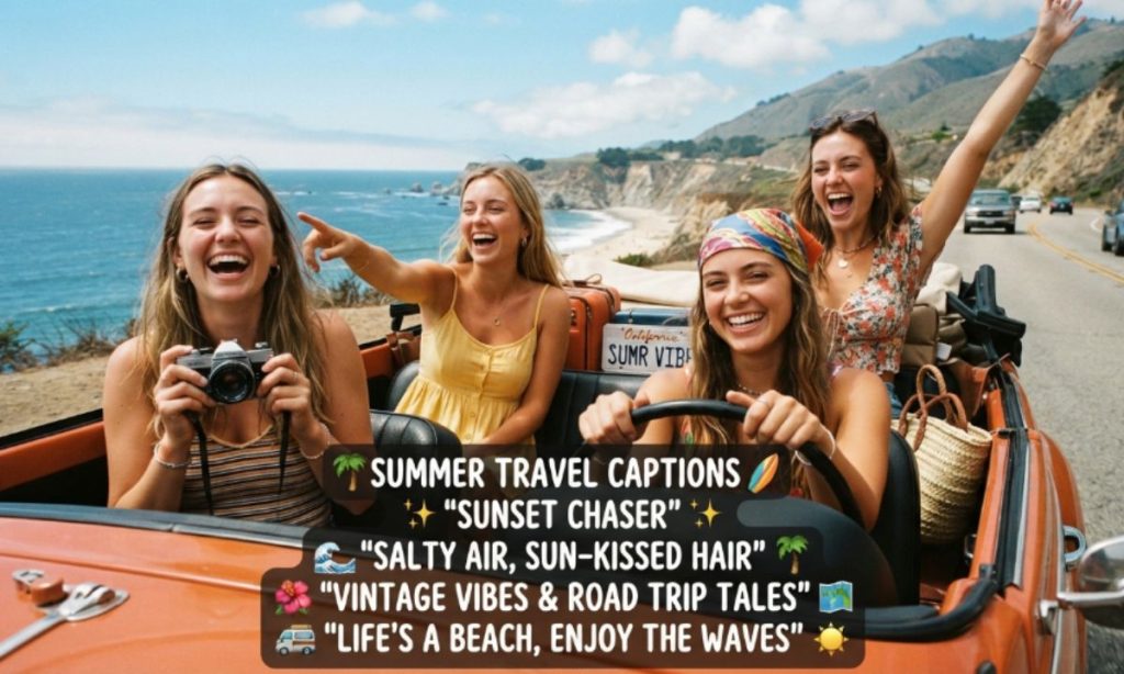 Summer Travel Captions