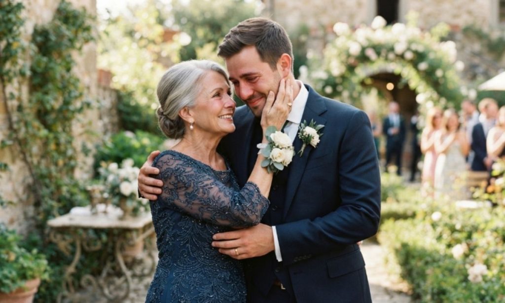Wedding Day Mother Son