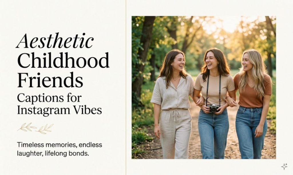 Aesthetic Childhood Friends Captions for Instagram Vibes
