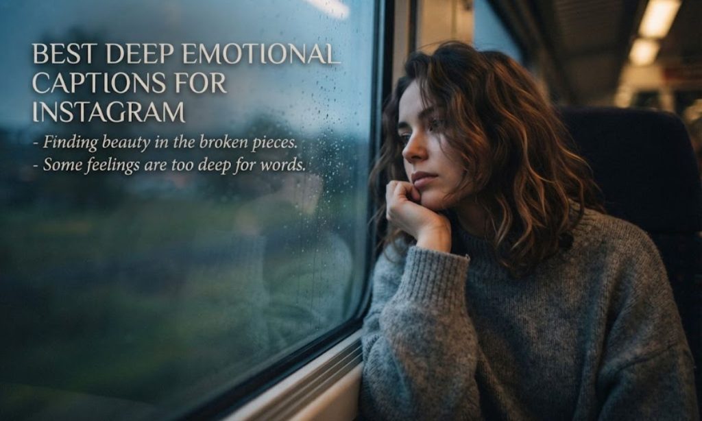 Best Deep Emotional Captions for Instagram