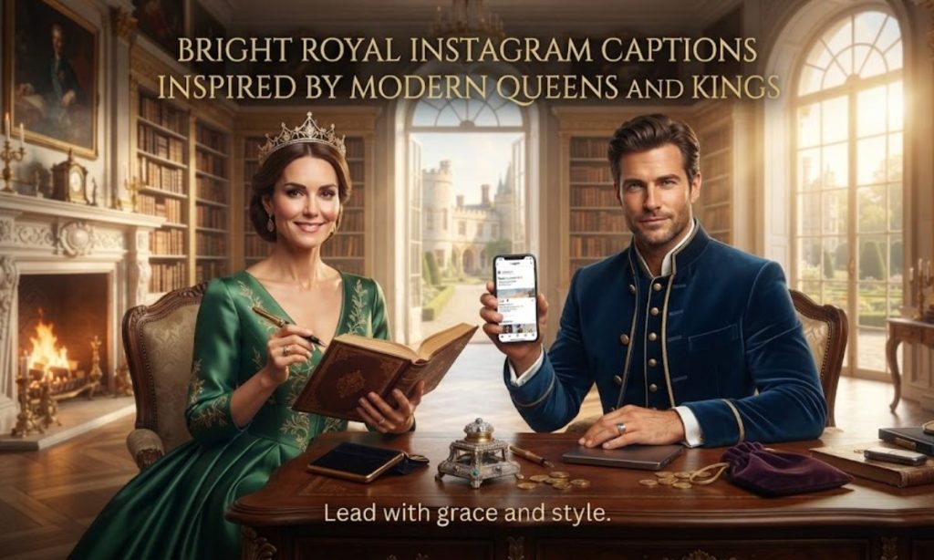 Bright Royal Instagram Captions Inspired by Modern Queens and Kings