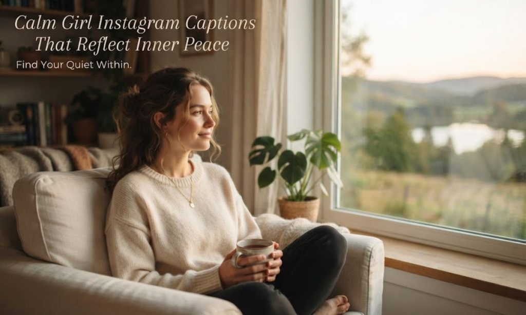 Calm Girl Instagram Captions That Reflect Inner Peace