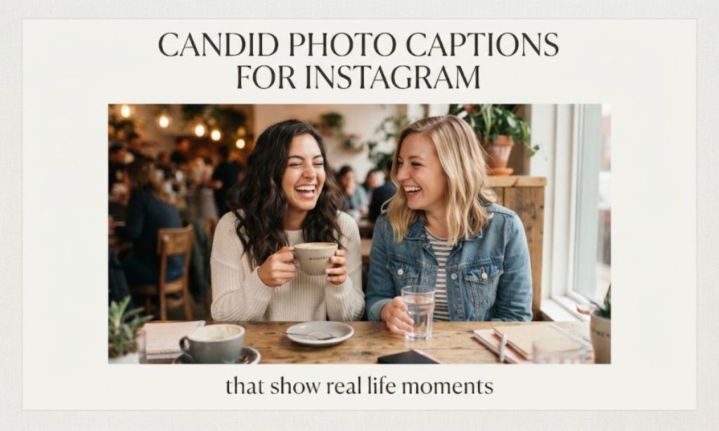 Candid Photo Captions for Instagram That Show Real Life Moments
