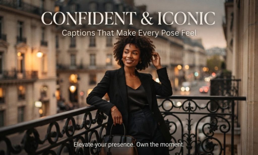Captions That Make Every Pose Feel Confident And Iconic