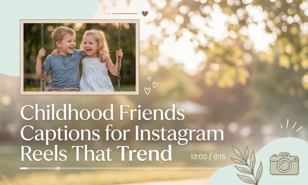 Childhood Friends Captions for Instagram Reels That Trend