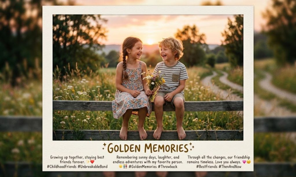 Childhood Friends Captions for Instagram for Golden Memories