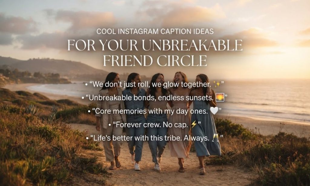 Cool Instagram Caption Ideas For Your Unbreakable Friend Circle