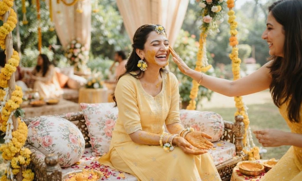 Creative Ideas For Haldi Ceremony Captions That Feel Special