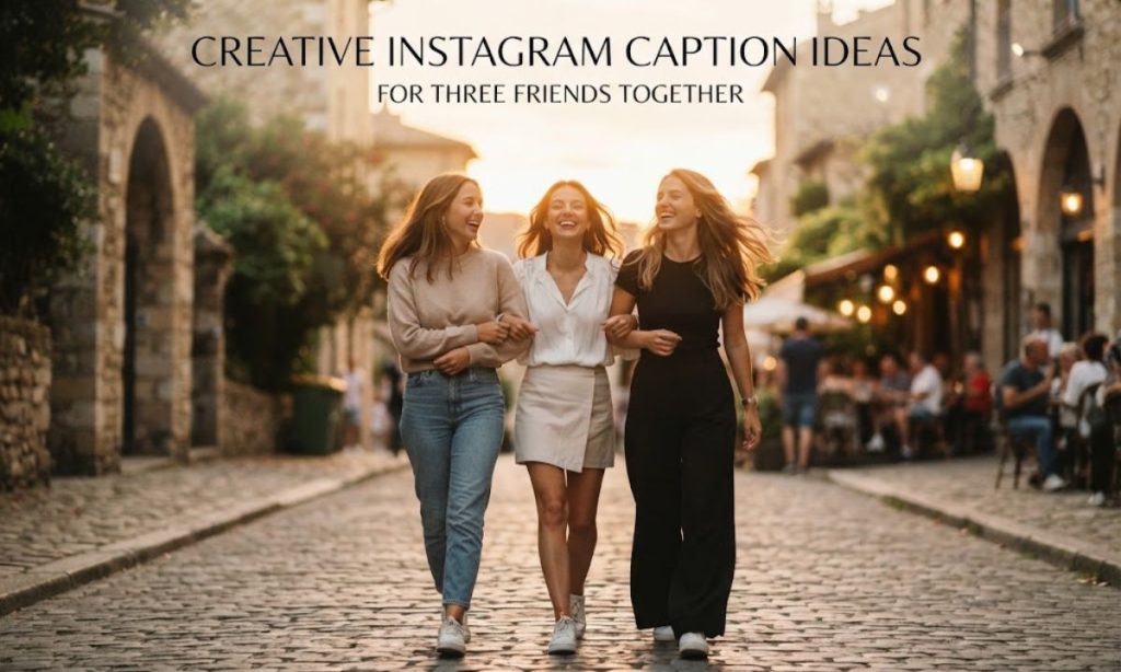 Creative Instagram Caption Ideas For Three Friends Together