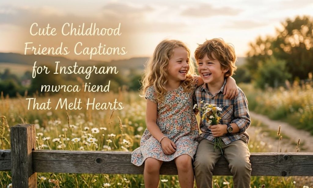 Cute Childhood Friends Captions for Instagram That Melt Hearts