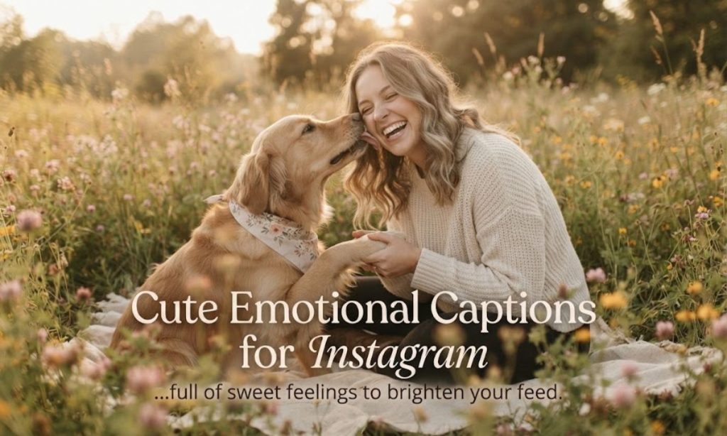 Cute Emotional Captions for Instagram Full of Sweet Feelings