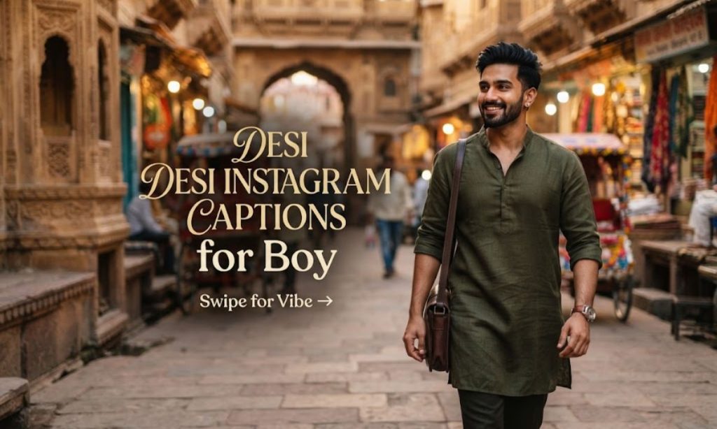 Desi Instagram Captions for Boy