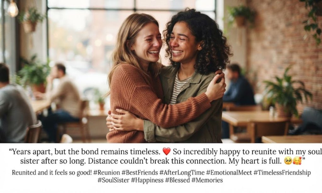 Emotional After Long Time Meet My Friend Captions For Instagram