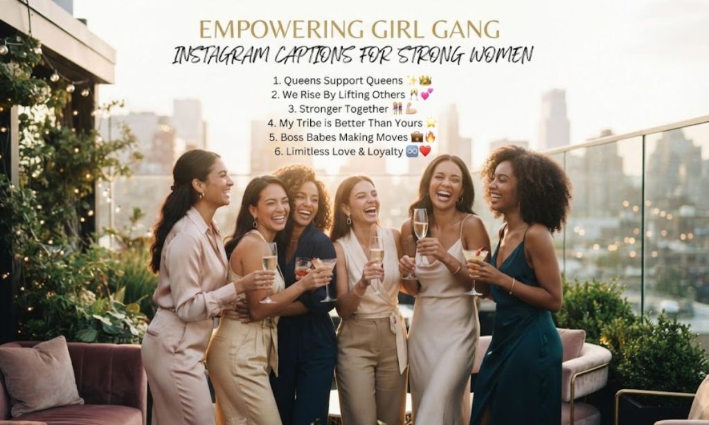 Empowering Girl Gang Instagram Captions for Strong Women