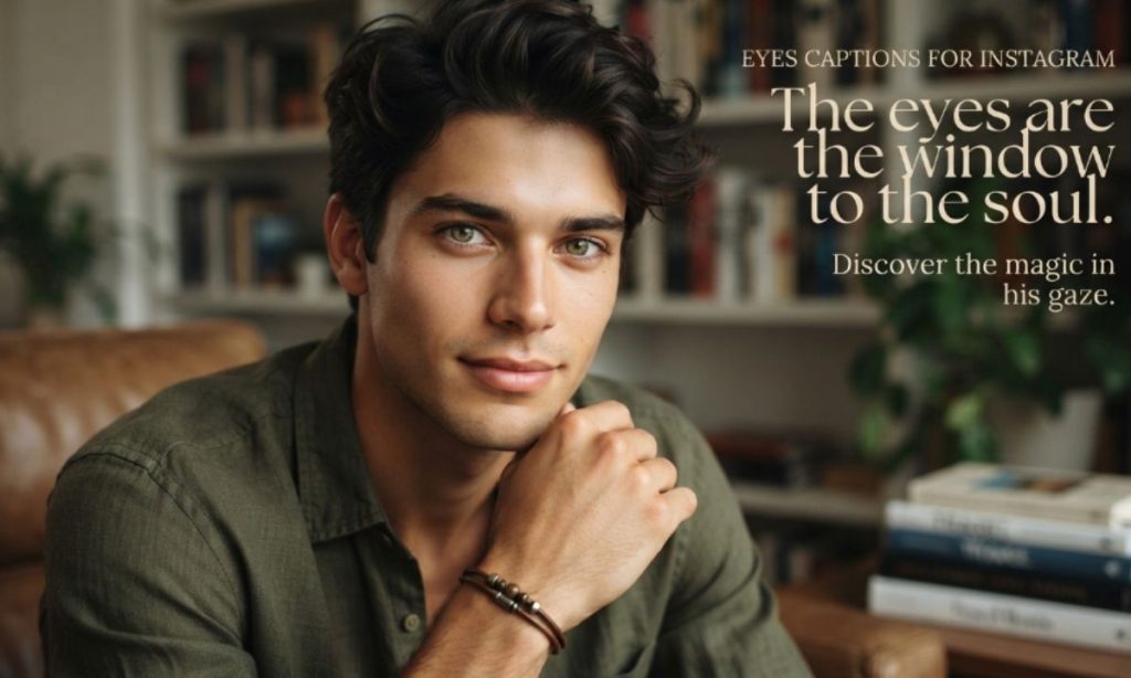 Eyes Captions for Instagram for Boy