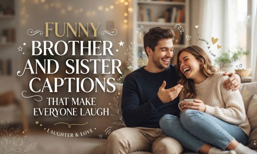 Funny Brother and Sister Captions That Make Everyone Laugh