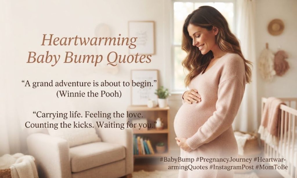 Heartwarming Baby Bump Quotes for Instagram Posts