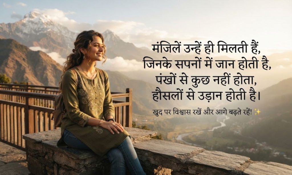 Inspirational Hindi Captions for Instagram for Girls for Daily Motivation
