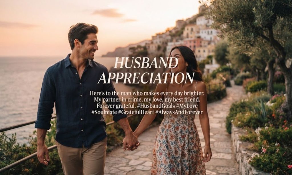 Instagram captions for husband in English