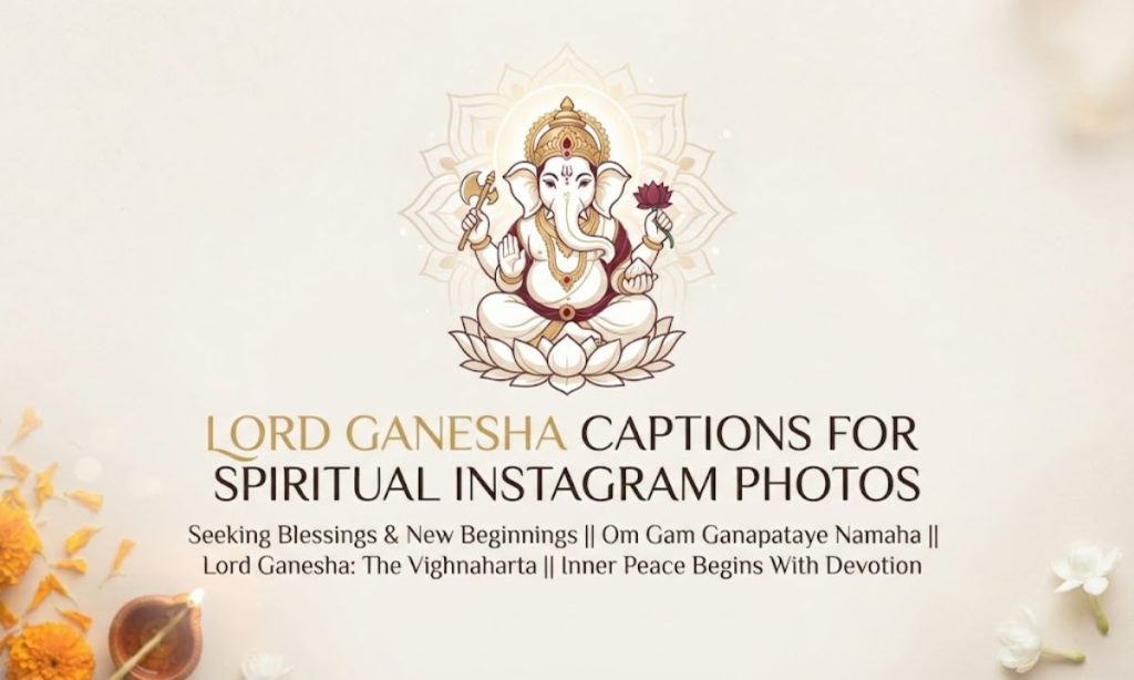 Lord Ganesha Captions For Spiritual Instagram Photos