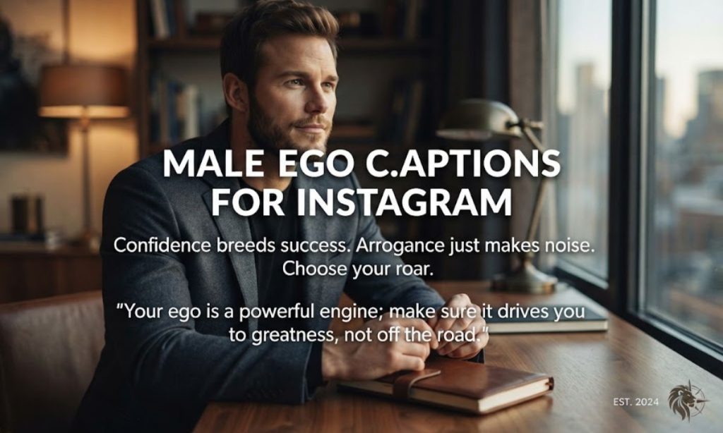 Male ego captions for Instagram