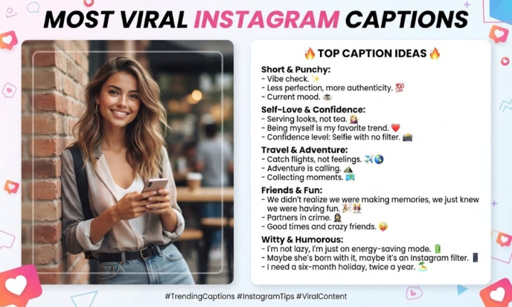 Most Viral Captions for Instagram