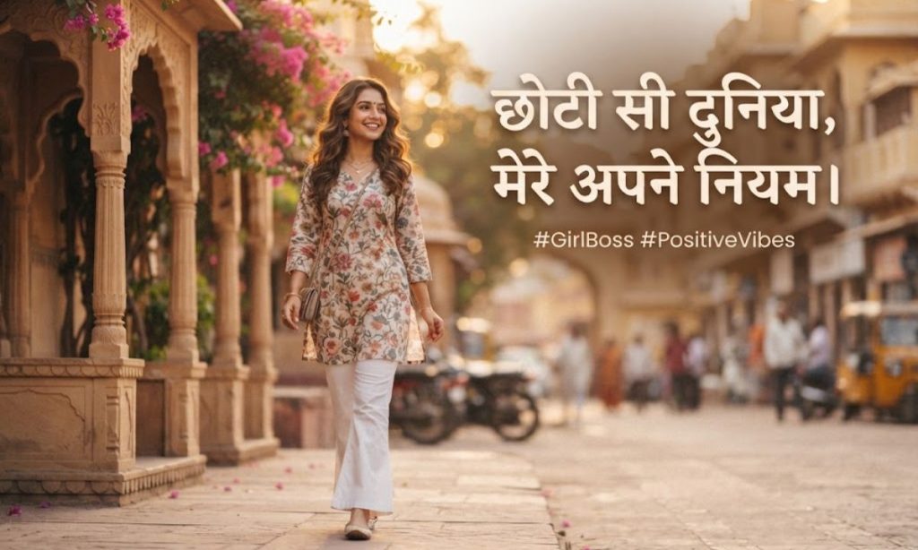 One Line Hindi Captions for Instagram for Girl