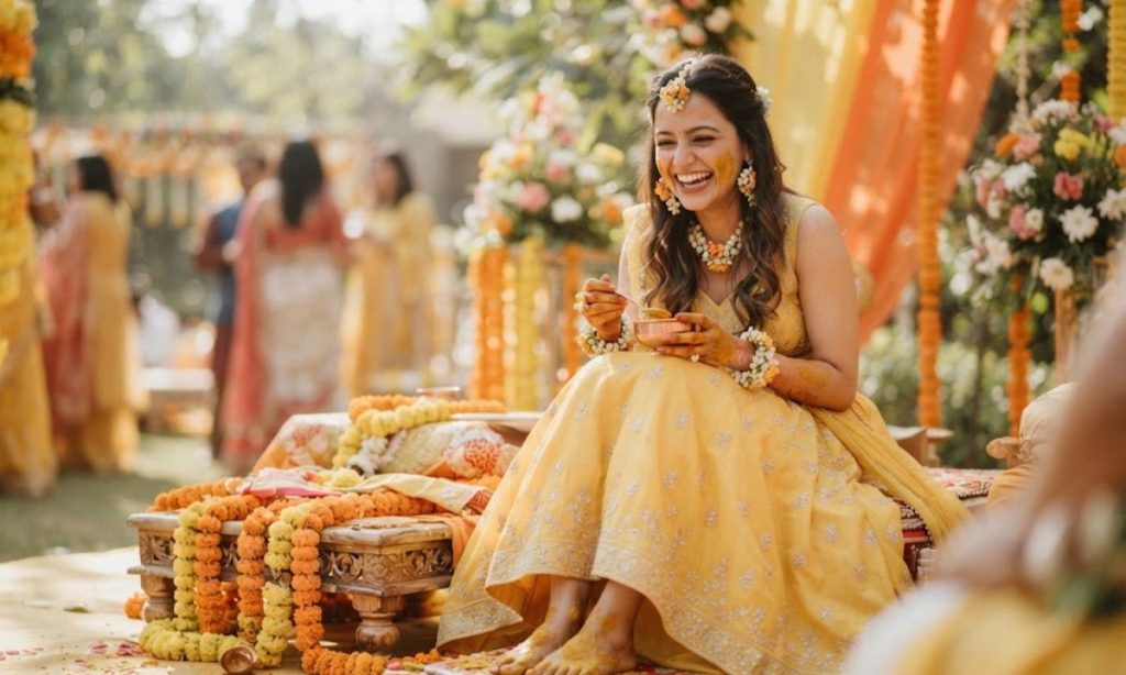 Perfect Lines For Haldi Ceremony Memories And Happy Moments