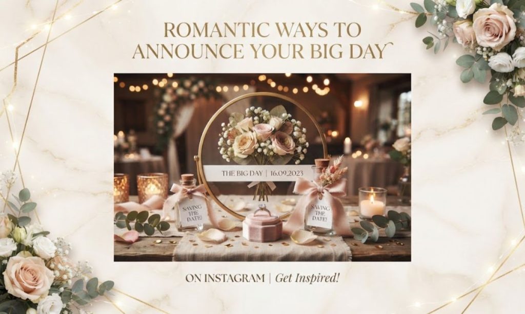Romantic Ways to Announce Your Big Day on Instagram