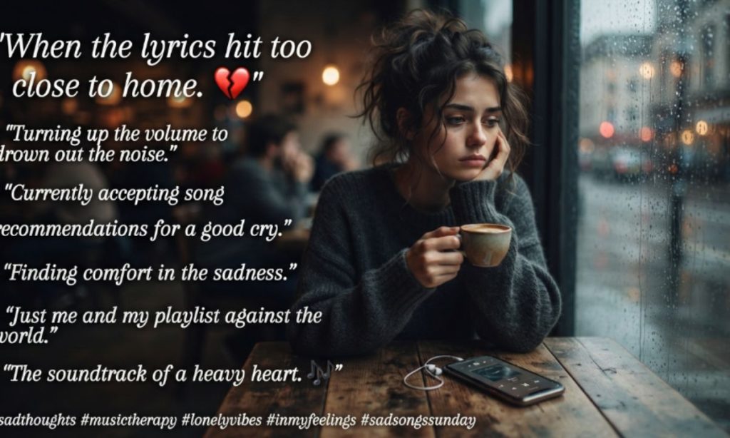 Sad song captions for instagram in english